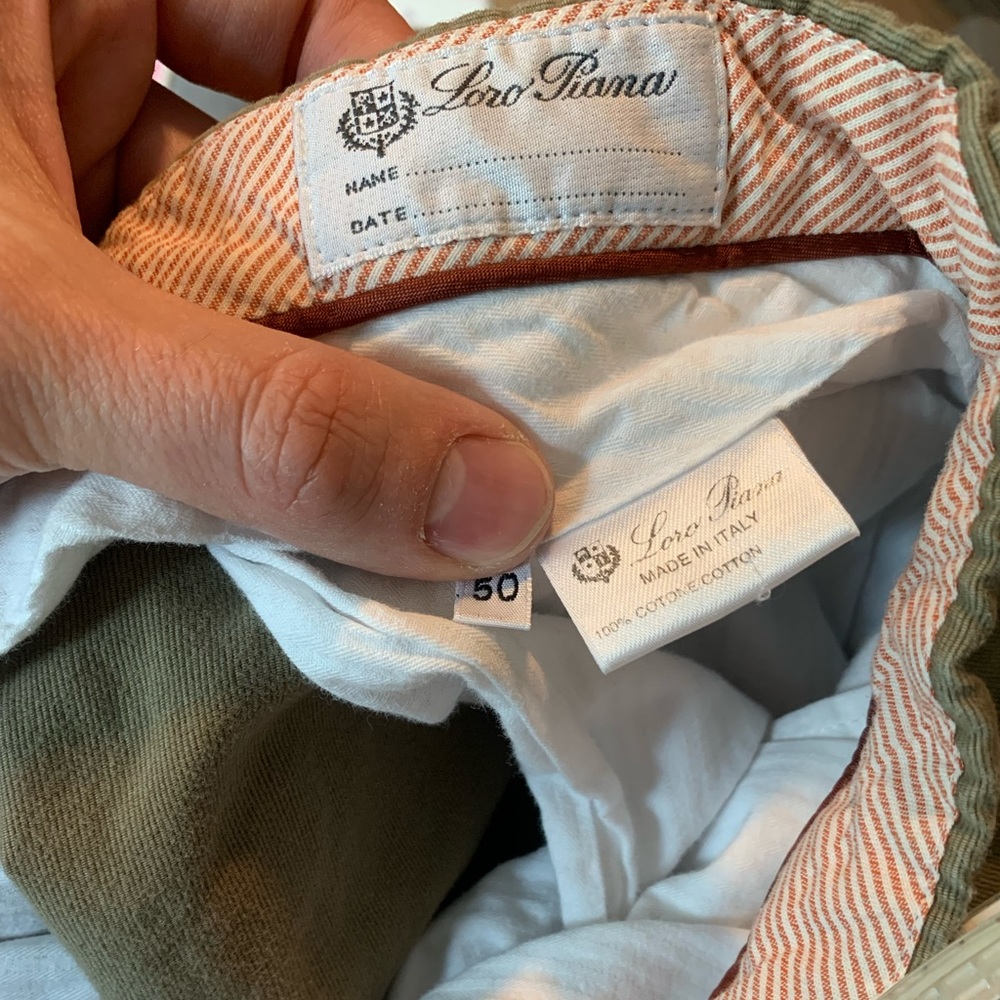 Loro Piana tan khakis Size 50 IT